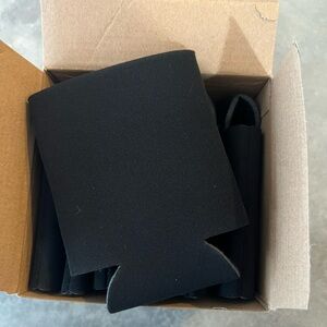 Black can cooler, drink cooler, drink sleeve
